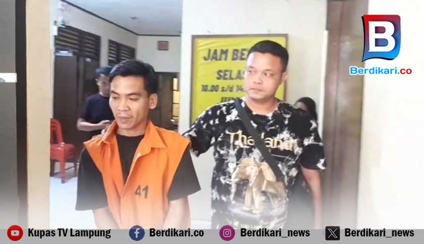 Polisi Ringkus Warsani Pelaku Penusukan Pamong Desa di Lampung Selatan 