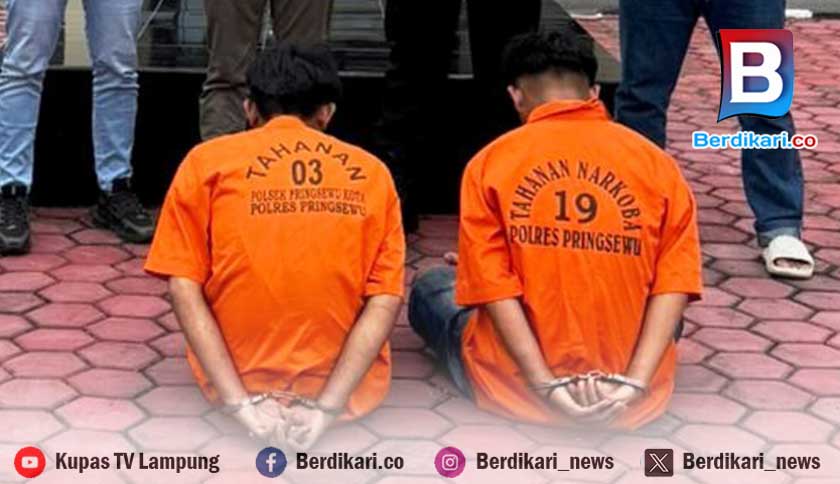 Polisi Tangkap 2 Pencuri Modus Ganjal Mesin ATM di Pringsewu