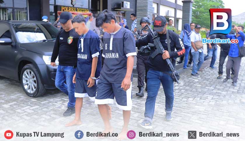 Polisi Tangkap 4 Pelaku Pengeroyokan Maut di Metro Lampung