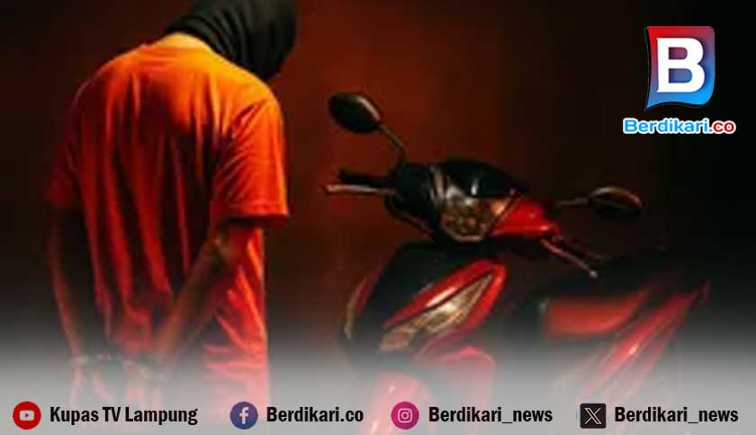 Polisi Tangkap Buron Curanmor di Tulang Bawang