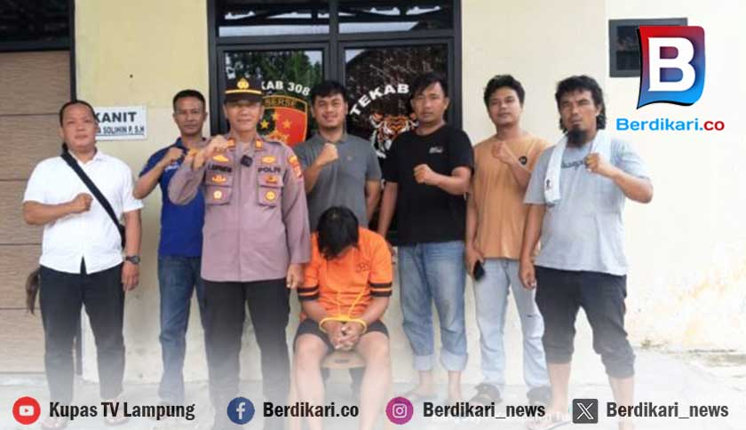 Polisi Tangkap Pencuri Besi Tower di Tulang Bawang Usai Buron 3 Tahun