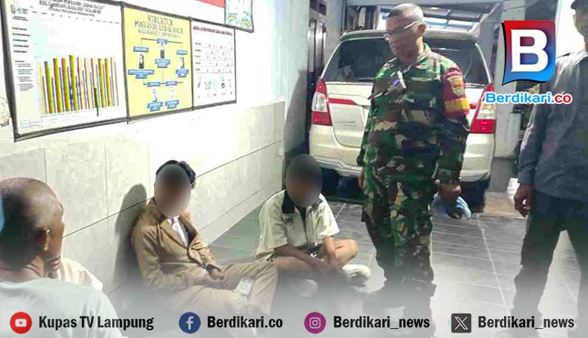Polri-TNI Bubarkan Tawuran di Sukabumi Bandar Lampung