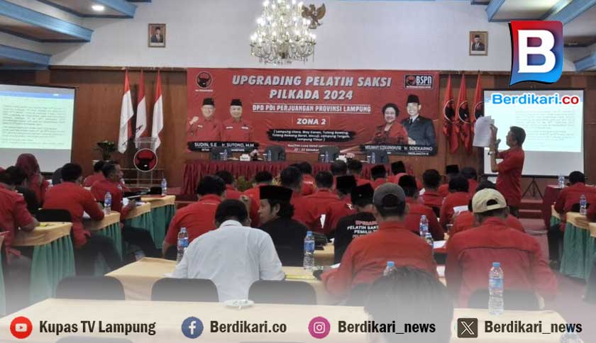 Pre-Test Pelatih Saksi PDI Perjuangan Lampung, Langkah Awal Menuju Kesuksesan Pilkada 2024