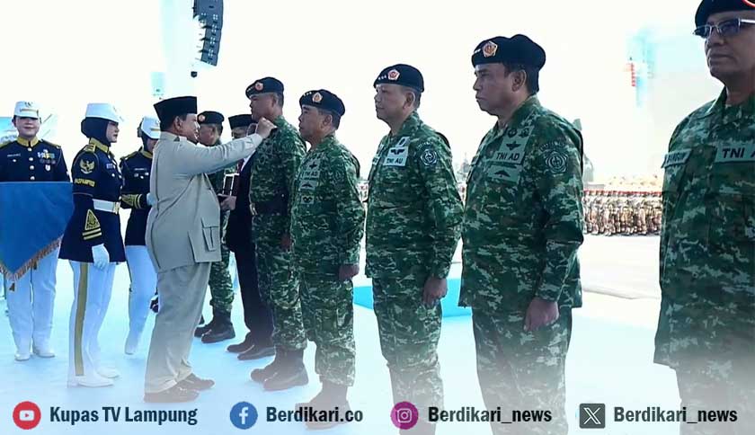 Presiden Prabowo Lantik Mayjen Kristomei Pimpin Pangdam XXI/Radin Inten