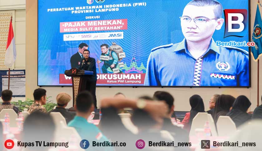 PWI Lampung: Tekanan Pajak Ancam Fungsi Kontrol Sosial Pers