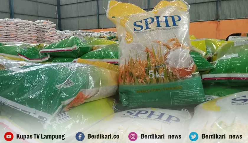 Realisasi Penyaluran Beras SPHP di Lampung Capai 17.284 Ton