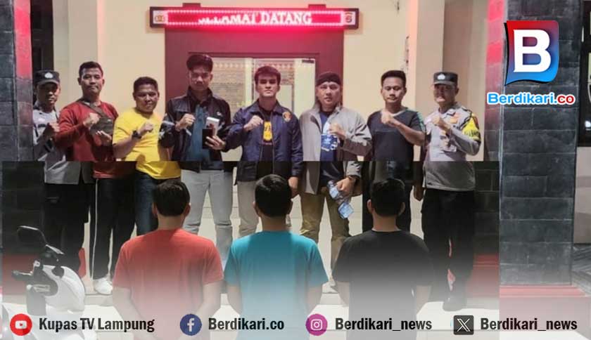 Residivis Curanmor Kembali Beraksi, Polisi Tangkap Ipul dan Dua Penadah di Talang Padang Tanggamus