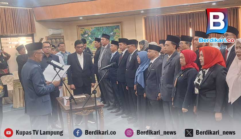 Rombak 29 Pejabat Baru, Bupati Lamtim Dorong Peningkatan Pelayanan Publik