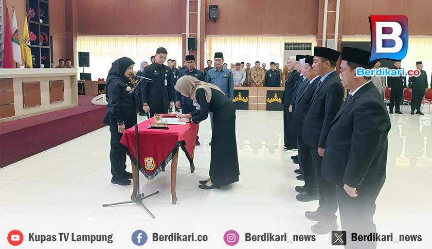 Rotasi Pejabat Eselon II, Pemkot Bandar Lampung Dorong Birokrasi Lebih Profesional