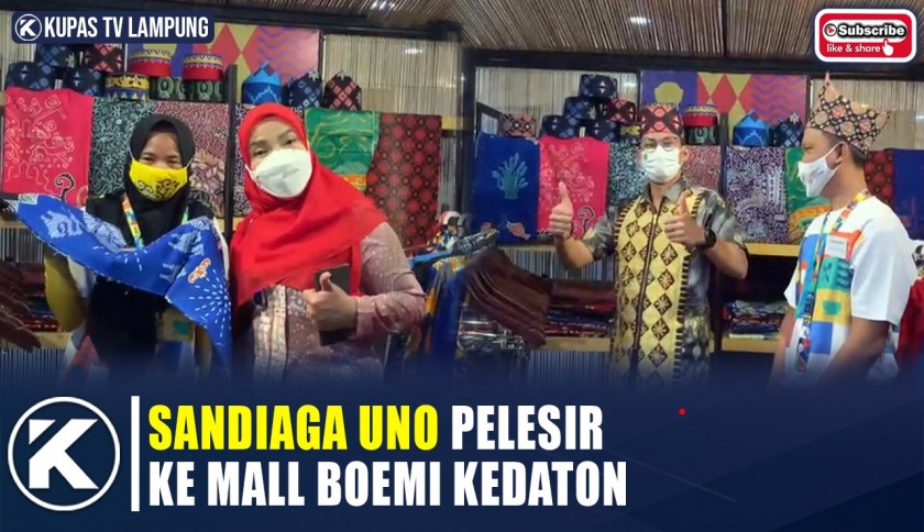 Sandiaga Uno Kunjungi Pameran UMKM Bandar Lampung