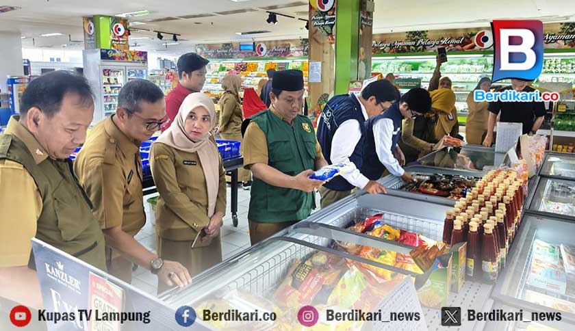 Satgas Pangan Sidak Pasar Tradisional hingga Pasar Modern di Bandar Lampung