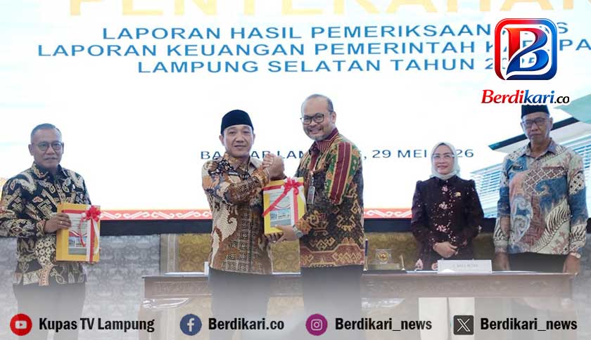 Satu Dekade Tanpa Celah, Lampung Selatan Kembali Raih WTP ke-10 dari BPK