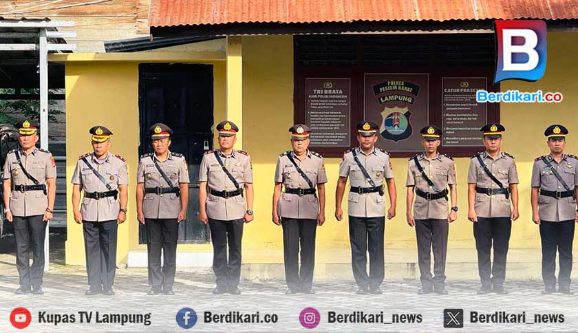 Sejumlah Pejabat Utama Polres Pesisir Barat Dirolling, Ini Rinciannya