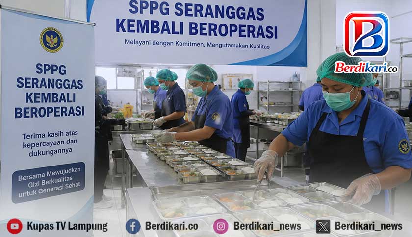 Sempat Disetop BGN, Dapur MBG Seranggas di Lampung Barat Kini Kembali Beroperasi
