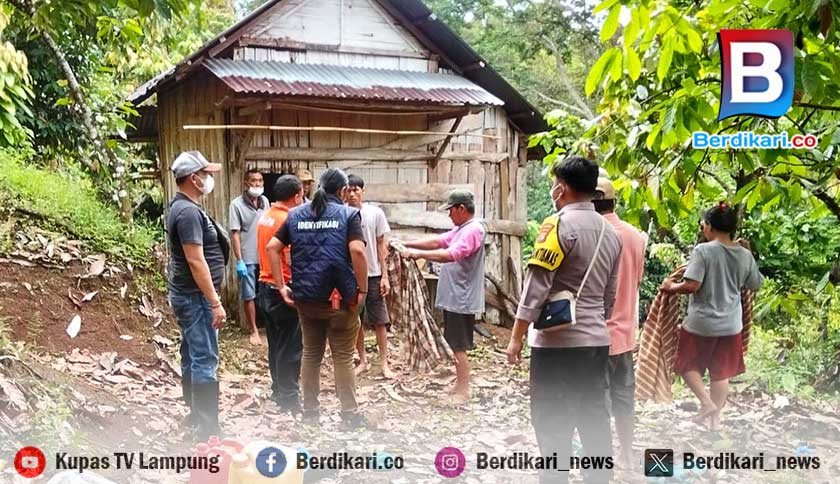 Seorang Kakek Ditemukan Meninggal di Gubuk Kebun Tanggamus