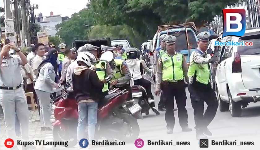 Sepekan! 5.067 Pelanggar Terjaring Operasi Zebra di Bandar Lampung