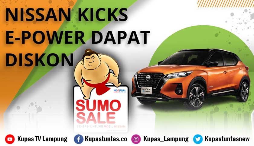 Sumo Sale Awal Tahun Nissan Kicks e-Power Diskon Rp 50 Juta Plus Plus