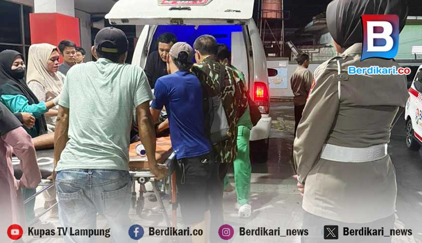 Tabrakan dengan Polisi di Mesuji, Emak-emak Patah Kaki