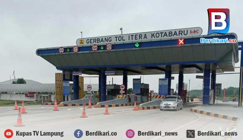 Tarif Tol Bakauheni–Terbanggi Besar Naik 30 Persen Mulai 27 November