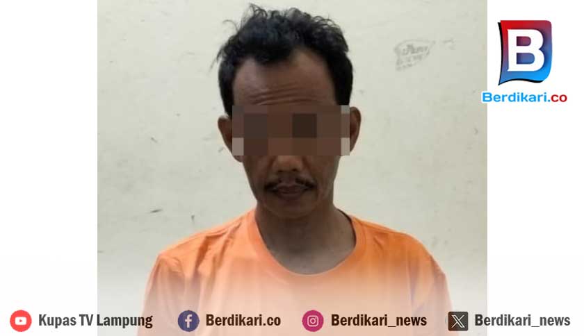 Tega Perkosa Anak Kandung, Ayah di Lampung Tengah Ditangkap Polisi