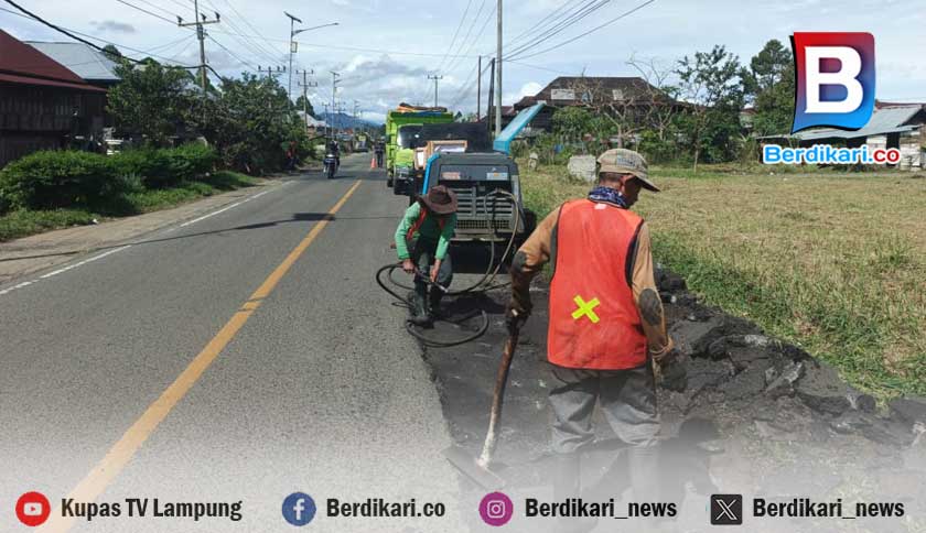 Teguran Resmi BPJN Lampung: PT Subanus Diminta Evaluasi Proyek Tambal Jalan Saat Hujan