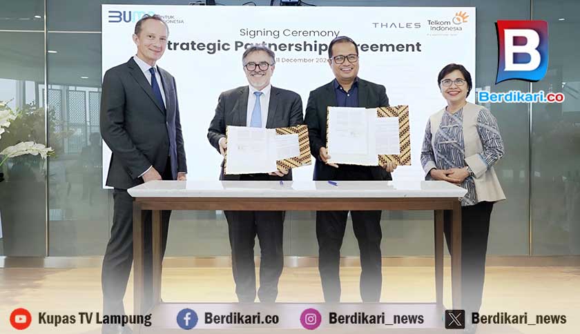 Telkom Gandeng Thales Perkuat Keamanan Siber dan Percepat Pengembangan Smart City