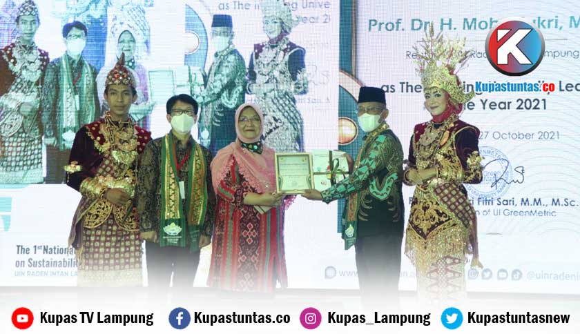 UI GreenMetric Beri Penghargaan Prof Mukri sebagai The Inspiring University Leader 2021