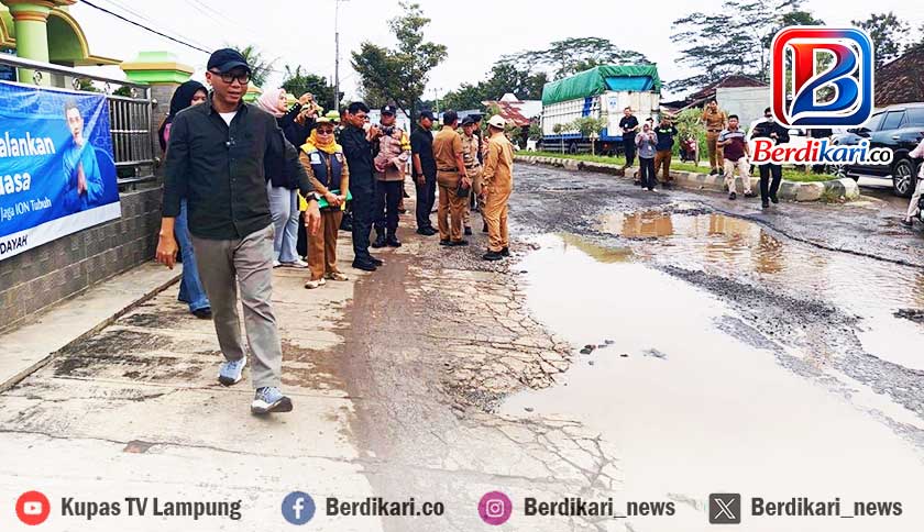Usai Viral, Gubernur Lampung Janji Perbaiki Jalan Pattimura Metro
