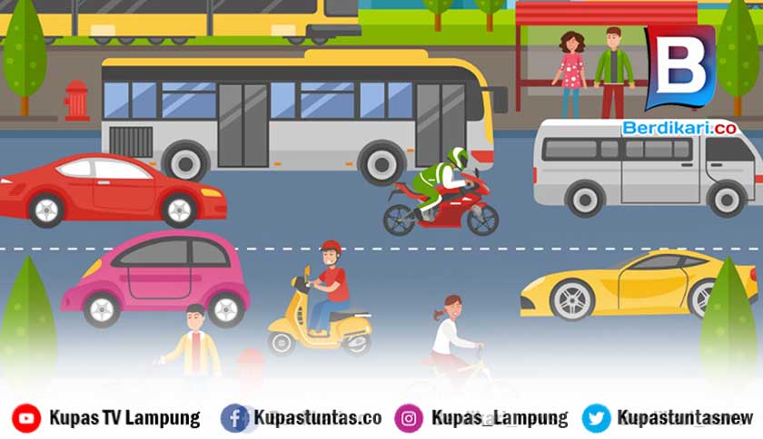 Vehicles in Lampung Indonesia Reached 3,992,284 Units