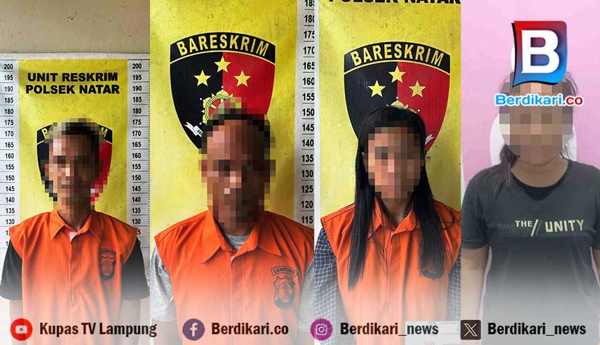 Warga Natar Lamsel Bekuk 4 Komplotan Penipu Asal Palembang